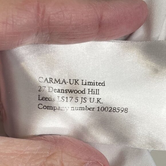 Carma Equestrian White Long-Sleeve Button-Up Riding Shirt, 42 - Picture 10 of 11